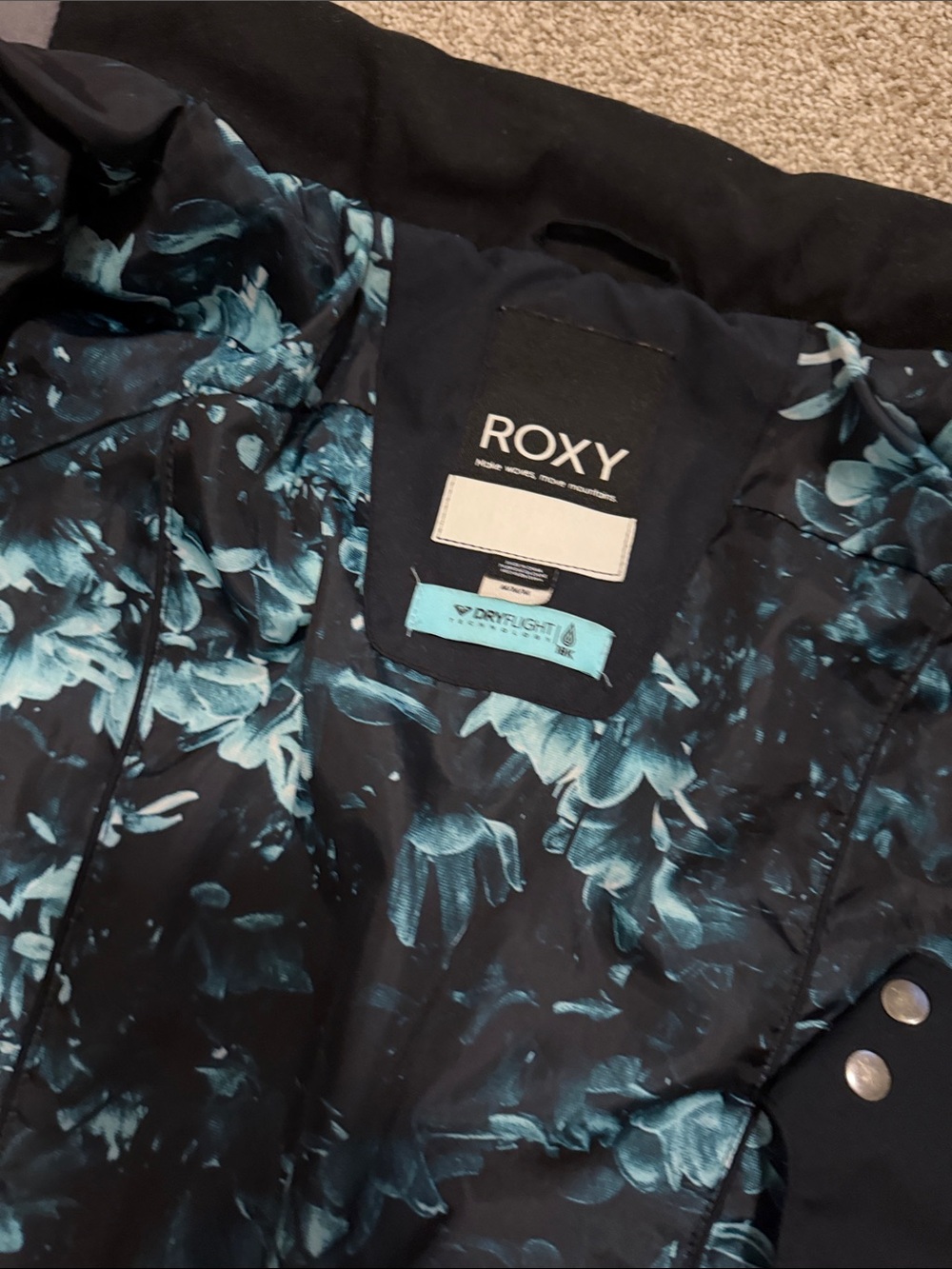 ROXY QUINN JACKET / Women’s Black and Gray - Picture 5 of 9